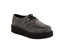 T.U.K. Creeper A8353 Grey Action Leather Low Round