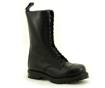 NPS Shoes LTD Premium Ranger Made in England Black 14 Loch Stahlkappe