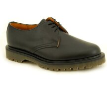 Solovair NPS Shoes Made in England 3 Loch Black Shoe Ben...