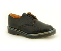 Solovair NPS Shoes Made in England 4 Loch Black Grain Shoe