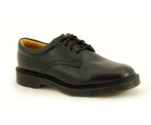 Solovair NPS Shoes Made in England 4 Eye Black Padded...