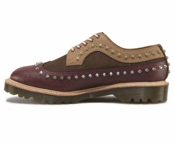 Dr. Martens 3989 Dallon Oxblood Tan Brown Leather