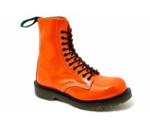 Solovair NPS Shoes Made in England 11 Eye Orange Crackle...