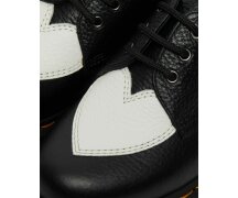 Dr. Martens 3 Loch 1461 Amore Black White Milled Nappa
