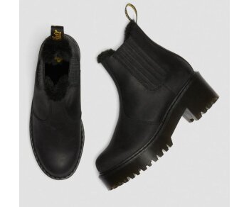 Dr. Martens Rometty FL Black Moldava Faux Fur